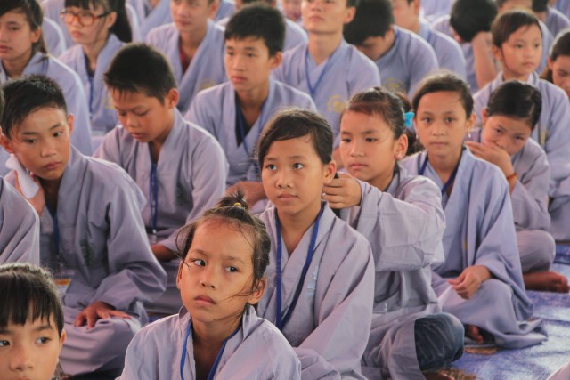 Thái Bình: Chùa Hoằng Văn lần đầu tiên tổ chức khóa tu mùa hè