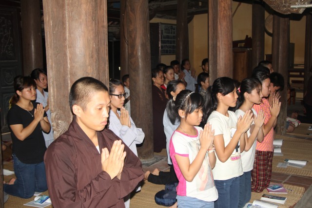 Thái Bình: Nhà chùa mở lớp học Phật pháp và lớp học võ cho các em nhỏ