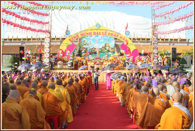 BÌNH DƯƠNG:   Phật Giáo Bình Dương Long Trọng Chào Mừng Đại Lễ PD.2559