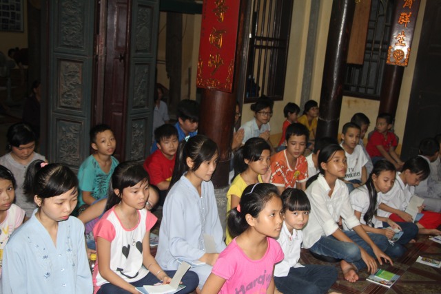 Thái Bình: Nhà chùa mở lớp học Phật pháp và lớp học võ cho các em nhỏ