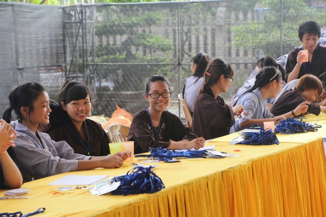 Thái Bình: Chùm ảnh ngày đầu khóa tu mùa hè chùa Từ Xuyên