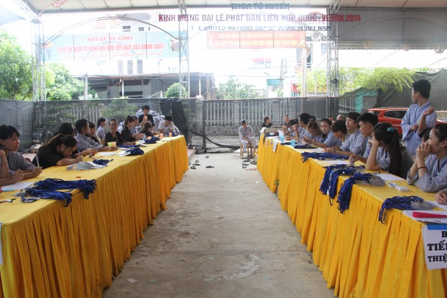 Thái Bình: Chùm ảnh ngày đầu khóa tu mùa hè chùa Từ Xuyên