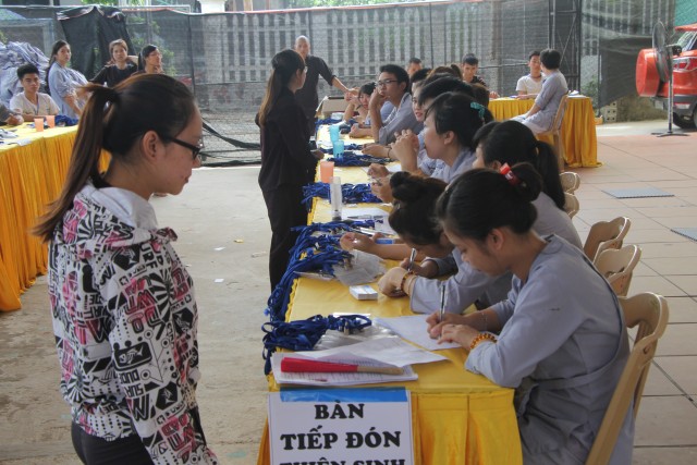Thái Bình: Chùm ảnh ngày đầu khóa tu mùa hè chùa Từ Xuyên
