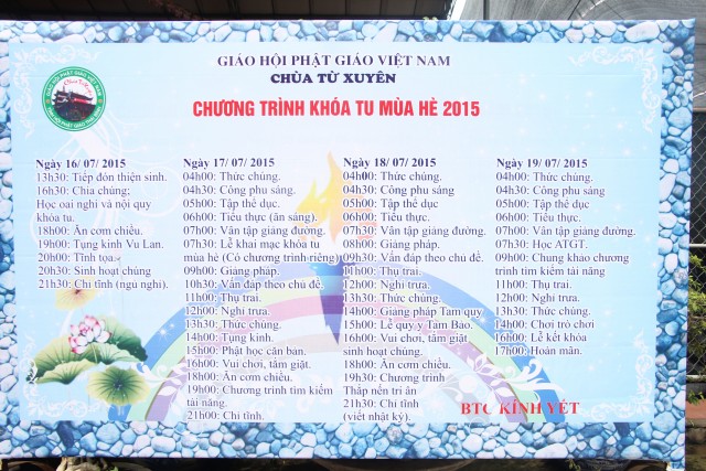 Thái Bình: Chùm ảnh ngày đầu khóa tu mùa hè chùa Từ Xuyên