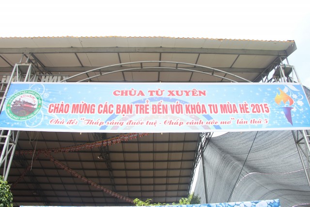 Thái Bình: Chùm ảnh ngày đầu khóa tu mùa hè chùa Từ Xuyên