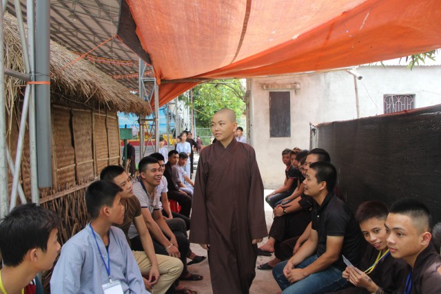 Thái Bình: Chùm ảnh ngày đầu khóa tu mùa hè chùa Từ Xuyên
