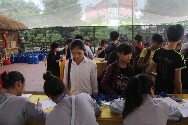 Thái Bình: Chùm ảnh ngày đầu khóa tu mùa hè chùa Từ Xuyên