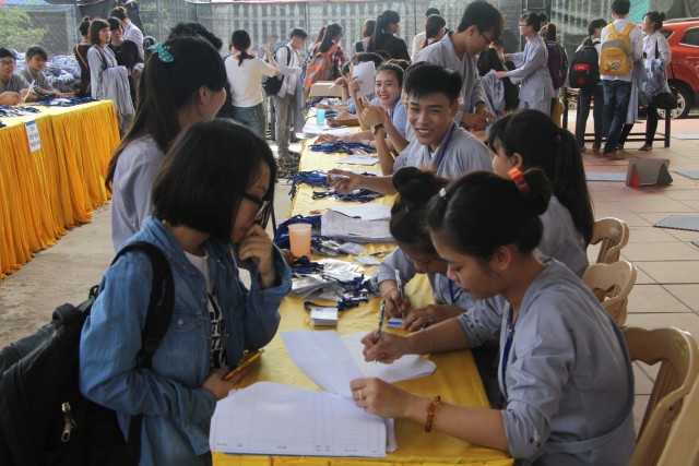 Thái Bình: Chùm ảnh ngày đầu khóa tu mùa hè chùa Từ Xuyên