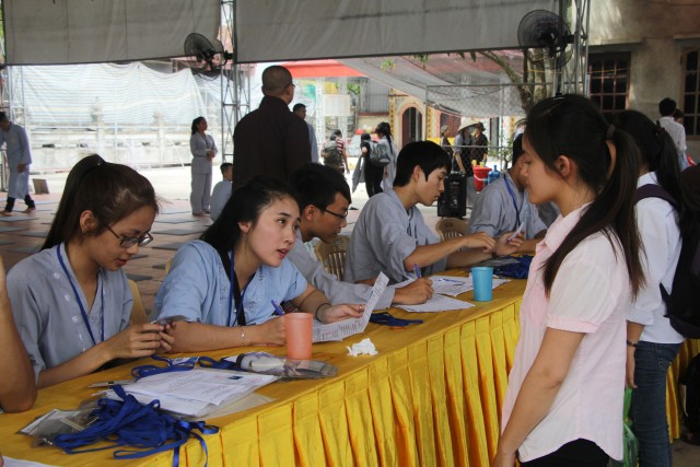 Thái Bình: Chùm ảnh ngày đầu khóa tu mùa hè chùa Từ Xuyên