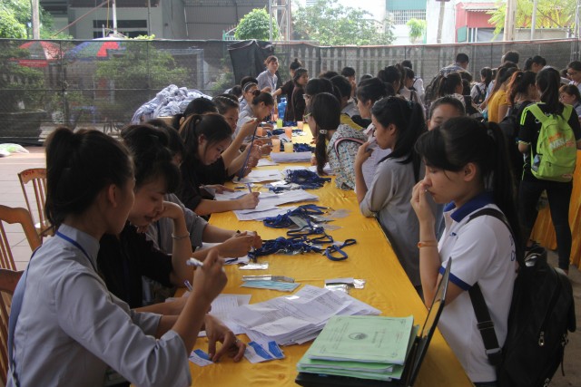 Thái Bình: Chùm ảnh ngày đầu khóa tu mùa hè chùa Từ Xuyên
