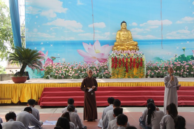 Thái Bình: Chùm ảnh ngày đầu khóa tu mùa hè chùa Từ Xuyên