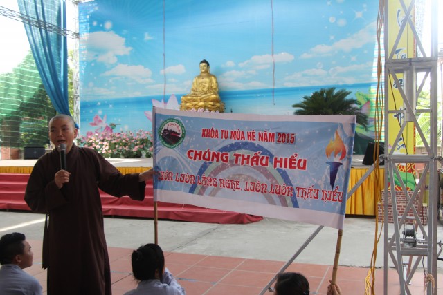 Thái Bình: Chùm ảnh ngày đầu khóa tu mùa hè chùa Từ Xuyên