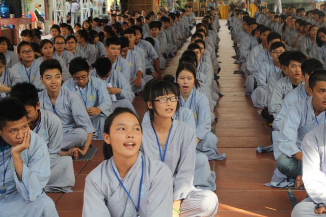 Thái Bình: Chùm ảnh ngày đầu khóa tu mùa hè chùa Từ Xuyên