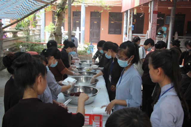 Thái Bình: Chùm ảnh ngày đầu khóa tu mùa hè chùa Từ Xuyên
