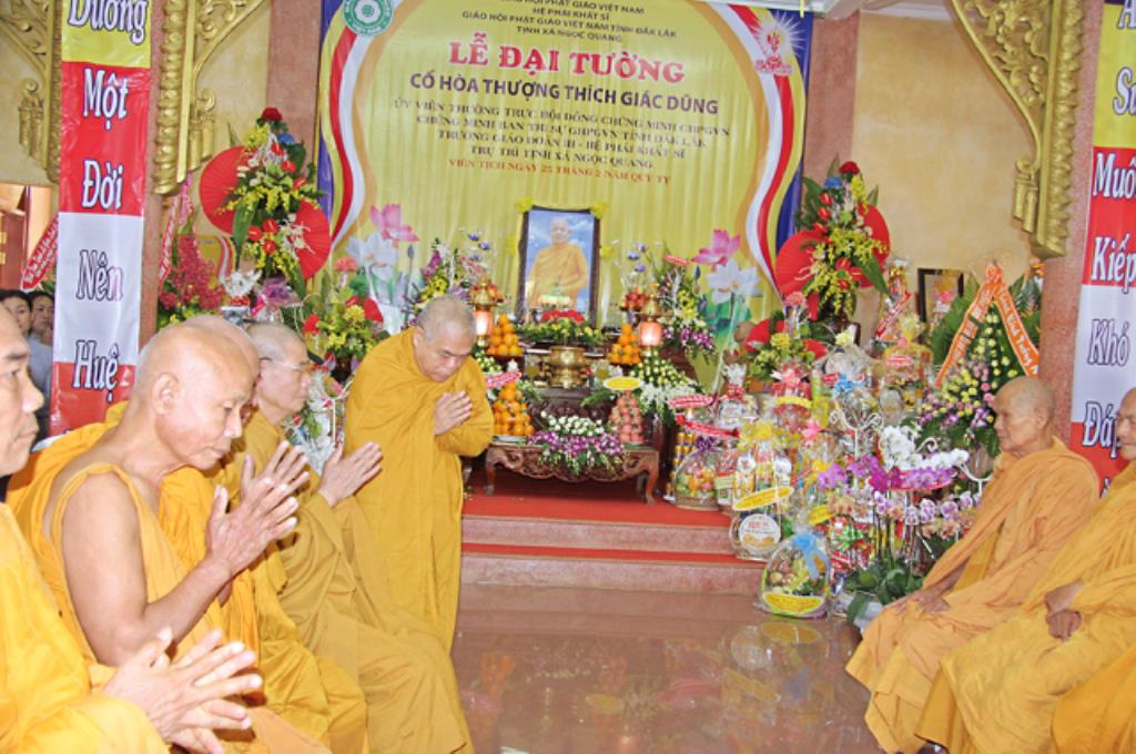 Đăklắc: Lễ Đại Tường cố HT: Giác-Dũng