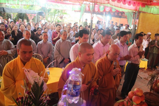 Thái Bình:  Lễ động thổ khởi công xây dựng nhà Tổ chùa Long Đài
