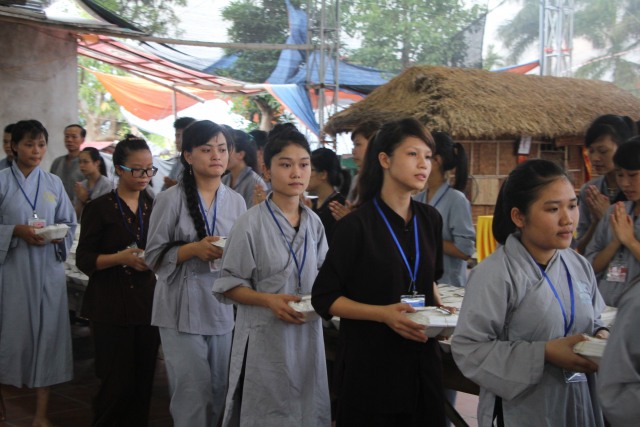 Thái Bình: Chùm ảnh ngày đầu khóa tu mùa hè chùa Từ Xuyên