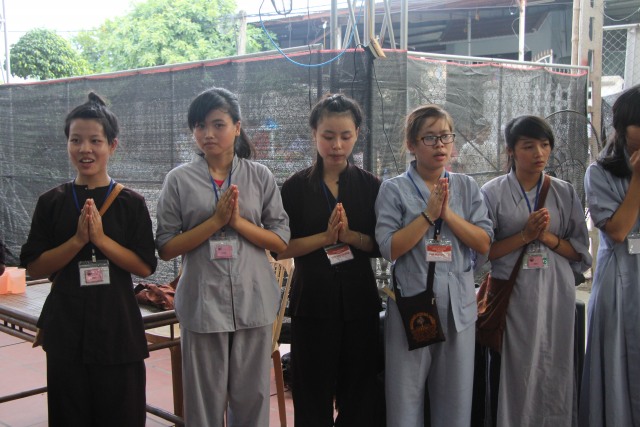 Thái Bình: Chùm ảnh ngày đầu khóa tu mùa hè chùa Từ Xuyên