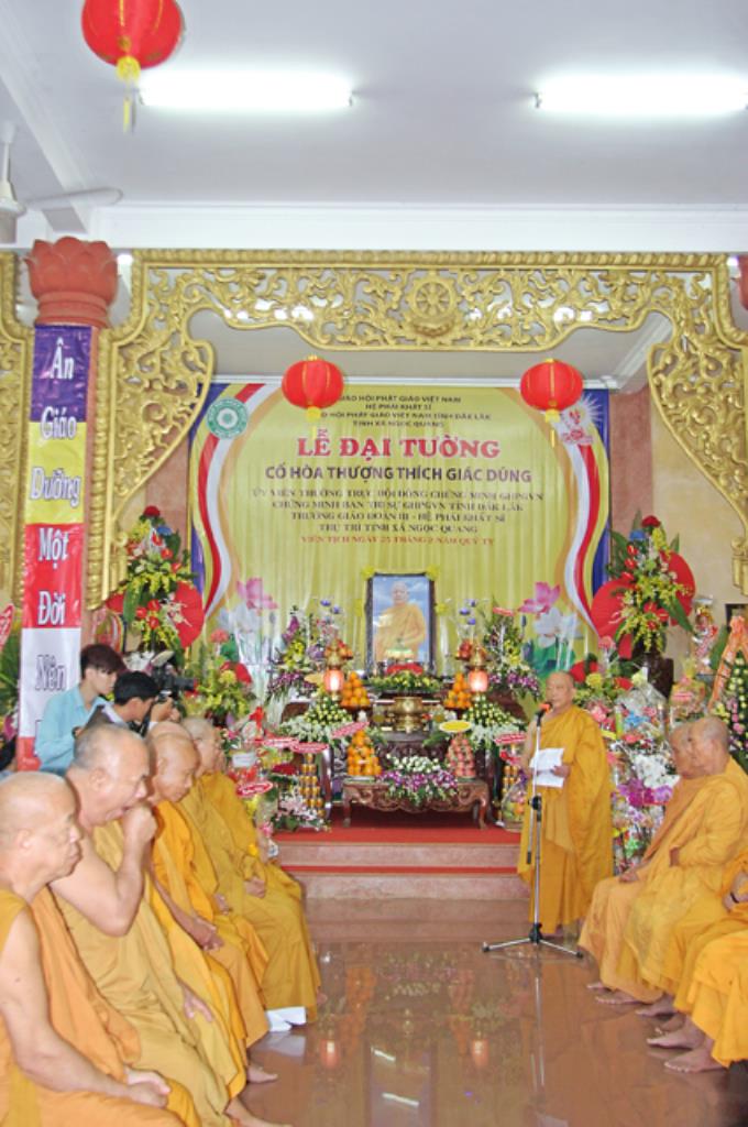 Đăklắc: Lễ Đại Tường cố HT: Giác-Dũng