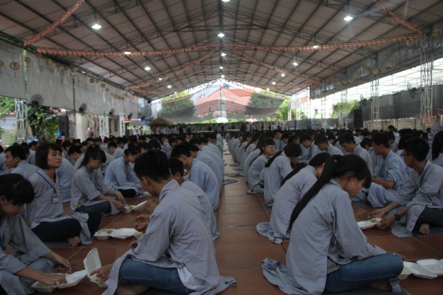 Thái Bình: Chùm ảnh ngày đầu khóa tu mùa hè chùa Từ Xuyên