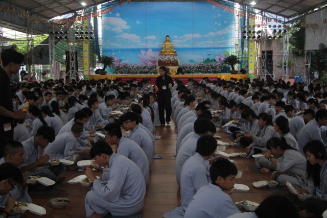 Thái Bình: Chùm ảnh ngày đầu khóa tu mùa hè chùa Từ Xuyên