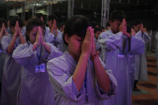 Thái Bình: Chùm ảnh ngày đầu khóa tu mùa hè chùa Từ Xuyên