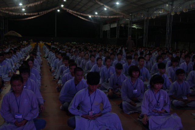 Thái Bình: Chùm ảnh ngày đầu khóa tu mùa hè chùa Từ Xuyên