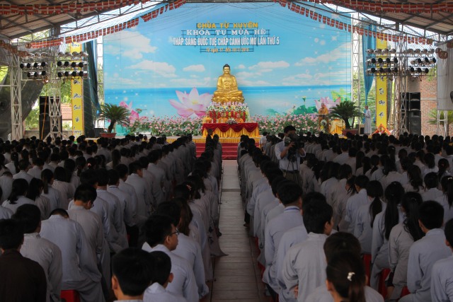 Thái Bình: Khai mạc khóa tu mùa hè tại chùa Từ Xuyên
