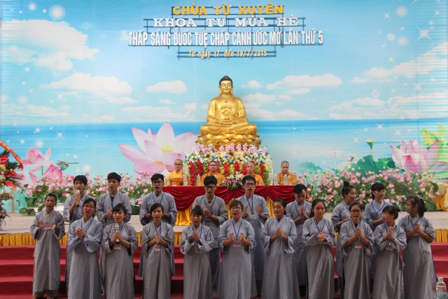 Thái Bình: Khai mạc khóa tu mùa hè tại chùa Từ Xuyên