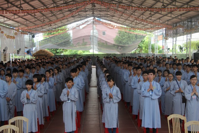 Thái Bình: Khai mạc khóa tu mùa hè tại chùa Từ Xuyên