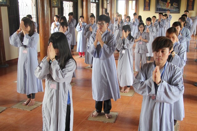 Thái Bình:  Khóa tu một ngày an lạc tại chùa Từ Xuyên