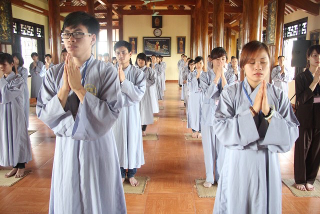 Thái Bình:  Khóa tu một ngày an lạc tại chùa Từ Xuyên