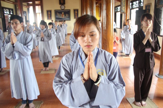 Thái Bình:  Khóa tu một ngày an lạc tại chùa Từ Xuyên