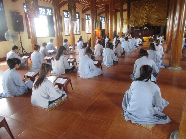 Thái Bình:  Khóa tu một ngày an lạc tại chùa Từ Xuyên