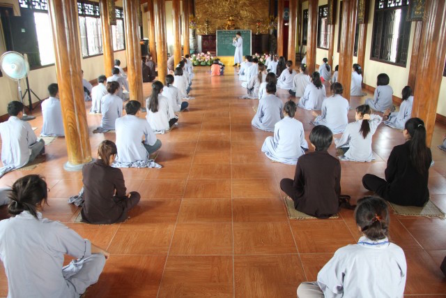 Thái Bình:  Khóa tu một ngày an lạc tại chùa Từ Xuyên