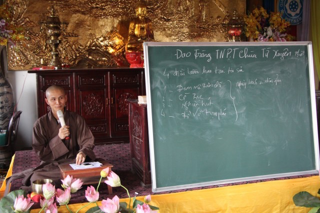 Thái Bình:  Khóa tu một ngày an lạc tại chùa Từ Xuyên