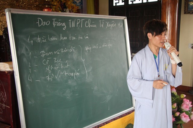 Thái Bình:  Khóa tu một ngày an lạc tại chùa Từ Xuyên