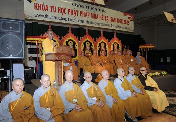 Hoa Kỳ: Chùa Thiên Trúc, San Jose khai mạc khóa tu học Phật Pháp mùa hè năm 2015