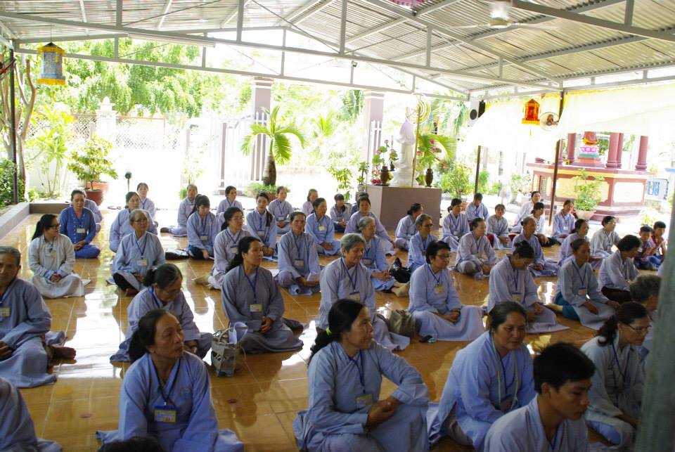 Khánh Hòa: Chùa Minh Đức tổ chức Khóa tu Một Ngày An lạc lần thứ 2