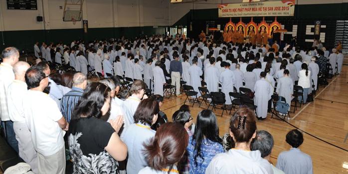 Hoa Kỳ: Chùa Thiên Trúc, San Jose khai mạc khóa tu học Phật Pháp mùa hè năm 2015