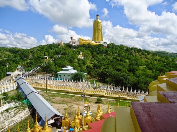Chùm ảnh Danh lam Thắng tích Maha Bodhi Tahtaung Myanmar nổi tiếng thế giới