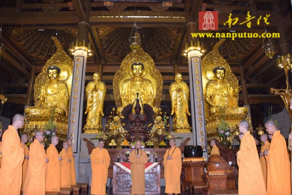 Trung Quốc: Trưởng lão Tịnh Tâm Hội trưởng Hội Hoa Tăng thế giới viếng thăm Nam Phổ Đà Tự