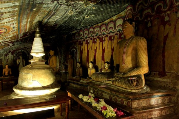 Chùm ảnh Danh lam Cổ tự Dambulla hang động huyền bí SriLanka