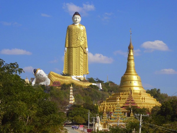 Chùm ảnh Danh lam Thắng tích Maha Bodhi Tahtaung Myanmar nổi tiếng thế giới