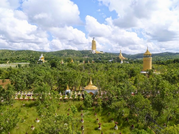 Chùm ảnh Danh lam Thắng tích Maha Bodhi Tahtaung Myanmar nổi tiếng thế giới