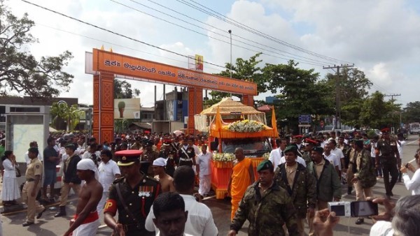 Chùm ảnh Quốc tang Đức Tăng thống hệ phái Maha Vihara Phật Giáo Sri Lanka