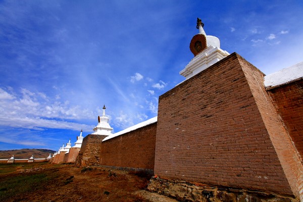 Mông Cổ: Ngôi Già lam Cổ tự Erdene Zuu tuyệt đẹp