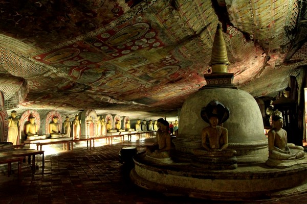 Chùm ảnh Danh lam Cổ tự Dambulla hang động huyền bí SriLanka