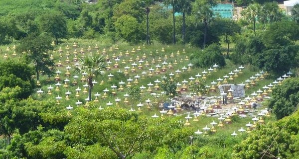 Chùm ảnh Danh lam Thắng tích Maha Bodhi Tahtaung Myanmar nổi tiếng thế giới