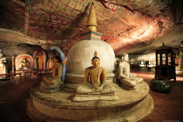 Chùm ảnh Danh lam Cổ tự Dambulla hang động huyền bí SriLanka